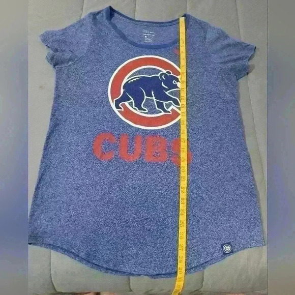 Chicago Cubs unisex Shirt Size Medium Blue Nike Baseball MLB Athletic Cut - Picture 4 of 9